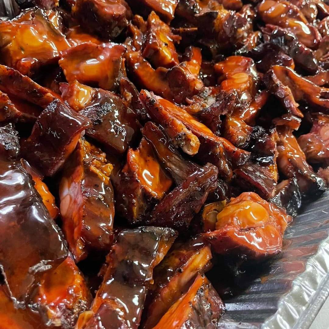 Slow-smoked BBQ at Curly Q's BBQ Niles MI