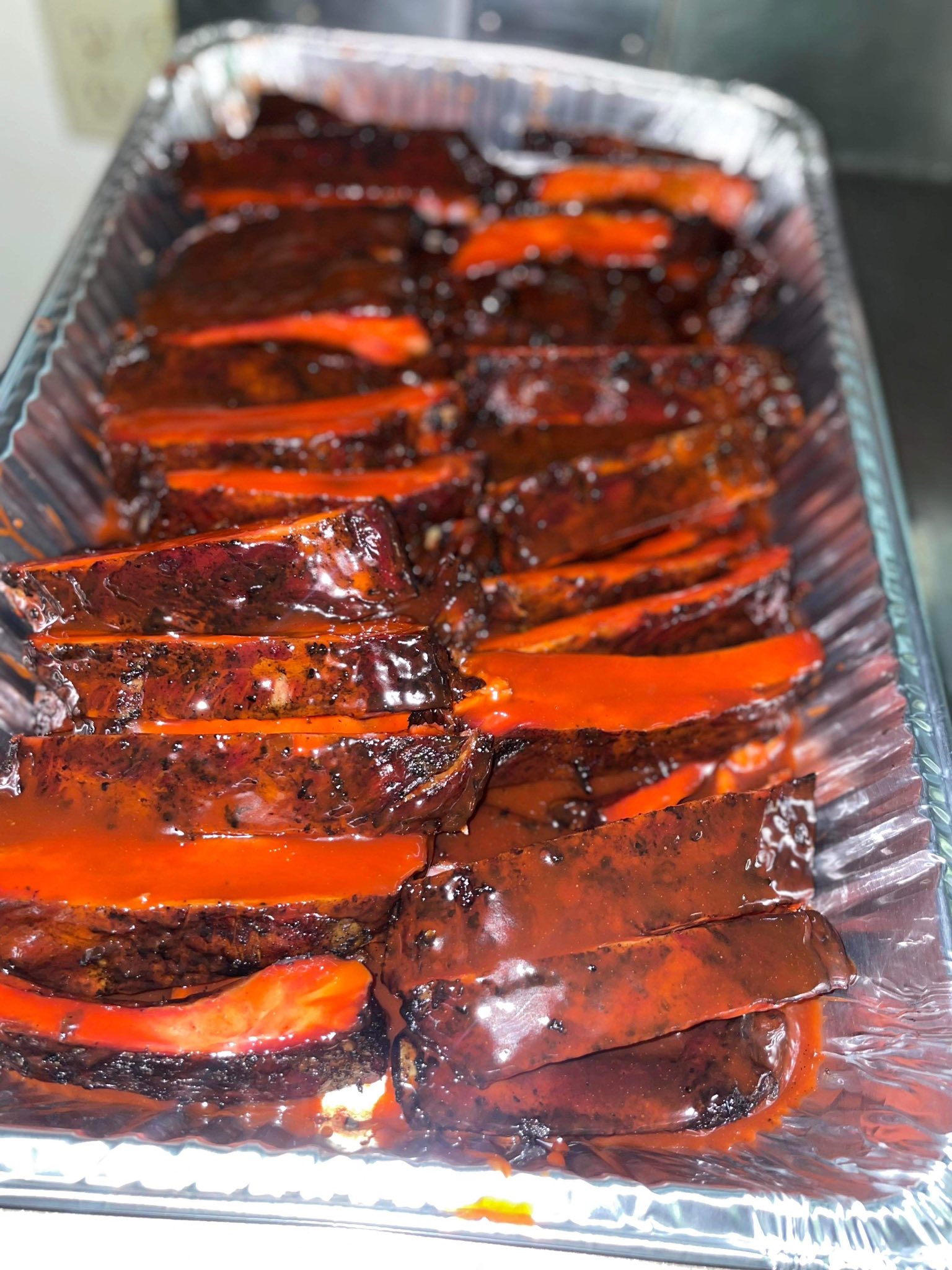 Curly Q's BBQ Menu - smoked brisket ribs and pulled pork